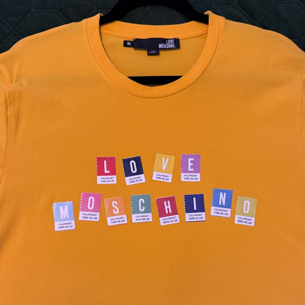 Love Moschino Yellow Short Sleeve Tee
